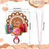 Landical 24 Pcs Cielito Lindo Party Pacifiers Necklaces Mexican Baby Shower Pacifiers Decorations Acrylic Pacifier