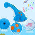 14" Houwsbaby Blue Musical LED Dinosaur Stuffed Animal Floppy Diplodocus Plush Toy Singing Light Up Adorable Long Neck