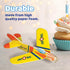 Pack 72 Pack Neliblu Bulk of Carnival Prizes and Foam Airplanes for Kids - Party Individually Wrapped Flying Paper