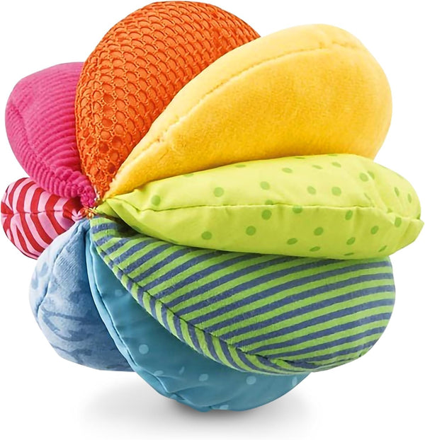 HABA Baby Balls - Machine Washable Sensory Toys, Ideal for Teething, Tummy Time, Ages 6 Months & Up