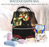 FHEDVBN Backpack Mummy Backpacks Daypack Christmas Black Cat Diaper Bag for Women Multifunction Waterproof for Mom Dad