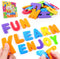 Sensory Alphabet Toys for Kids Toddler: Textured Fidget Toys with Sucion Cup