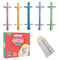 Bebecan Shielded Teething Tubes Baby Teething Relief 0-36 Months, Anti-Choking Design, Clip-Attachable,