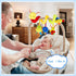 Baby Crib Hanging Rattles Toys, Cartoon Insect Spiral Hanging Toy with Rattle Bell for Infants