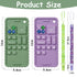 2PCS Silicone Baby Teething Toys, Cell Phone Teether Toys with 2PCS Pacifier Clip, Baby Teething Toys for 0-12 Months, Baby Phone Chew Toys BPA Free/Freezable/Dishwasher(Purple&Green)