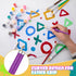 Paint Brushes for Kids, 10 Pcs Round and Flat Brush Set, Easy Hold Toddler Paint Brushes for Acrylic Oil Watercolor