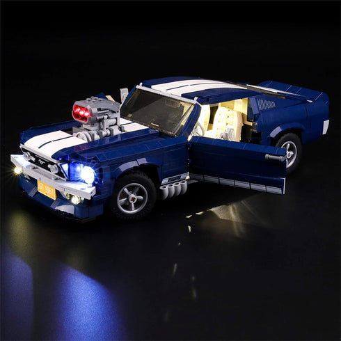 LIGHTAILING Light Set for Creator Expert Ford Mustang Building Blocks Model - LED Kit Compatible with Lego 10265