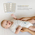 KAHLMI Massage Me! Onesie for Baby Massage, Constipation, Gas Relief, Colic Calm & Baby Sleep Aid, Onesie for Newborn