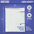 30 Mighty Clean Extra Large Adult Diaper Disposable Bags - Bags | Leak-Proof, Odor Sealing, Tear Resistant | Discreet