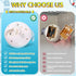 2024 Upgraded Baby Bath Toys, Light Up Whale Sprinkler Spray Water Pool Toys for Kids 1-3, Baby Shower Gifts for Boys