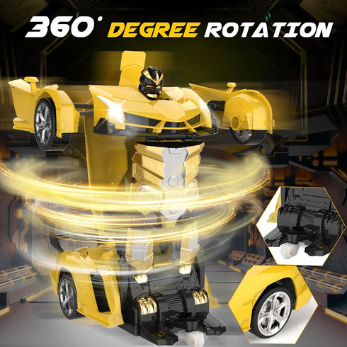Dolanus Remote Control Car, Transform Robot RC Cars for Ages 5-12, Kids Toys, Birthday Gifts for Boys