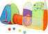 Kids Tent Fun Toss It Game Zone, 3-in-1 Pop Up Tent Play Tents for Indoor Outdoor, Great Game & Toy Gift for Children