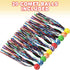 ArtCreativity Comet Balls, Bulk Set of 20 Bouncy Super Balls with Colorful Streamers, Birthday Party Favors for Kids