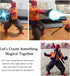 Pre-Assembly 3D Printed 5.54'' Dummy13 Action Figure - Multi-Jointed Tian13 Desktop Decoration, 12 in 1 Accessories