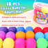 18 Pack 3-12 Squishy Stress Balls for Kids Adults: Stretchy Fidget Ball for Nervousness Stress Relief, Hand Therapy