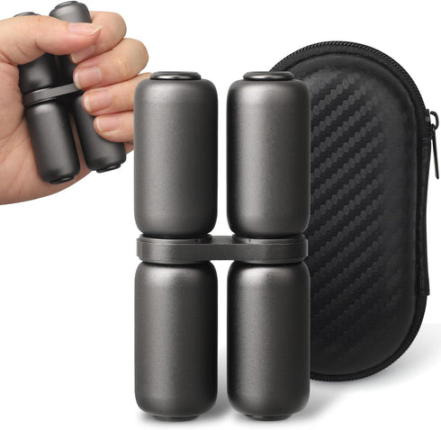 Umnodobn Handheld Fidget Hand Roller Toy, Metal Hand Spinner for Kids Adults, Cool
