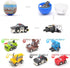 12 Pack Surprise Eggs with Construction Vehicles, Building Block Car Toys for Boys, Party Favors for Kids Birthday Gift