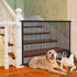 Dog Gate for Stairs, Pet Gates for The House: 29 inches Tall, 41 inch Wide Dogs Screen Mesh Gate for Doorways