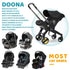 Car Seat Rain Cover, Compatible with Doona Infant Car Seat Stroller, Universal Rain Cover with Window for Waterproof