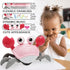 Pbooo Crawling Crab Baby Toy, Interactive Walking Dancing Musical Toy for Babies, Ideal for Tummy Time and Crawling