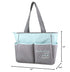 5 Set Baby Essentials Diaper Bag Tote Piece with Sun, Moon, and Stars, Wipes Pocket, Dirty Diaper Pouch, Changing Pad