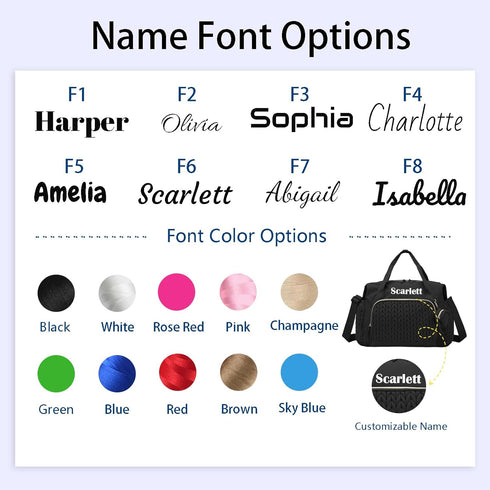 Personalized Diaper Bag Tote with Name, Custom Baby Bag with Changing Pad and Pacifier Case, Maternity Travel Bag