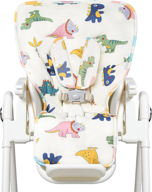 IPOZITO Baby High Chair Cover, Machine Washable High Chair Pad, Soft Highchairs Covers