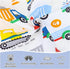 2 Pack Crib Sheets 52in x 28in | 100% Soft Breathable Cotton for Standard Crib and Toddler Mattresses, Truck/Dinosaur