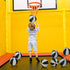 8 Pack 7 Inch Mini Rubber Basketballs Set - Small Basketballs with Air Pump for Indoor Outdoor Games