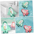 LOORGVEL Bath Thermometer Green Cartoon Floating Water Gauge for Newborns PP Material Quick Accurate Temperature