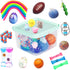 24 Pack Fidget Toys for Adults with Liquid Motion Timer Mochi Squishy