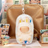 ICEICE 17cm (7 Inches) Clear Display & Storage Case for Doll PVC Bag with Detachable Keychain for Collectible Toys