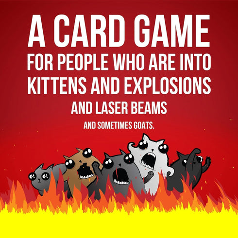 Exploding Kittens Original Edition - Hilarious Family Game Night Card Game for Ages 7+