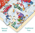 MoinKidz 48 Piece Christmas Puzzles for Kids Ages 3-5 - Winter Holiday Wooden Jigsaw Puzzle