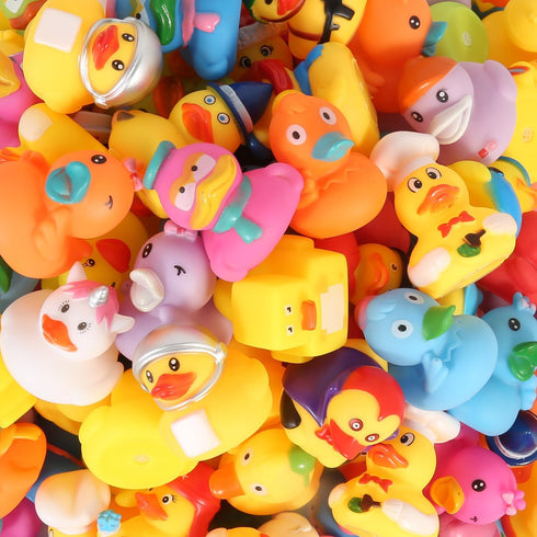 Audaisyly Rubber Ducks Bath Toy for Kids, Assortment Duckies for Jeep Ducking Pool Floater Ducky Bathtub Beach Toys