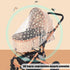 Mosquito Net for Stroller,Baby Pram Net Portable Daisy Print Stroller Netting Cover Perfect Bug Net for Strollers,Bassinets,Mini Crib,Cradles and Playards (White Daisy) by BQSAZHYJ