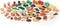 Step2 101-Piece Play Food Assortment, Pretend Kitchen Playset, Vegetables, Fruit, Dessert, For
