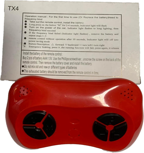 RX25 6V 2.4G Kids Powered Ride on car Bluetooth Remote Control and Receiver Kit, for Bumper Car Controller Accessories