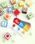 3 4 5 Coogam Magnetic Alphabet Blocks for Learning Numbers, Letters, Shapes, Magnet Construction Game & Toddlers