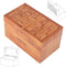 Big 32 Steps Wooden Secret Puzzle Box, Handmade Beech Wood Money Holder, Retro Compartment Brain Teaser Toy for Kids