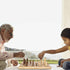 AMEROUS 15.6 inches Magnetic Wooden Chess Set, Handheld Style Board Game with Storage Slots and 2 Extra Queens
