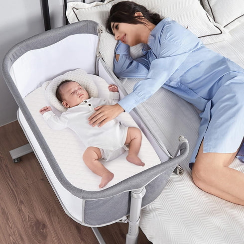 Cover,15" 30" 2'', Baby Bassinet Mattress, Breathable, Hypoallergenic, Premium Foam, Non-Toxic, Oval Shaped