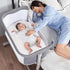 Cover,15" 30" 2'', Baby Bassinet Mattress, Breathable, Hypoallergenic, Premium Foam, Non-Toxic, Oval Shaped