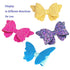 Yazon Baby Girls Glitter Bows Clips - Sparkly Butterfly Hair Clips for Toddler Kids, 8pcs