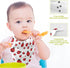 YETTASBIN 4 5 Pack Ladybugs Muslin Baby Hand Washcloths, Soft Cotton Bath Face Towel, Layers Extra Absorbent Feeding