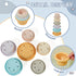 21PCS 1-3 6-12 1-3 Baby Bath Toys, Mold Free Bath Toys for Kids Ages with Montessori Shape Sorter and Educational