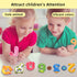52 Pack Magnetic Letters Numbers Fridge Magnets for Toddlers, Animal ABC Cardboard Magnets for Educational Toys