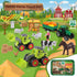 FRUSE Play Sand Farm Toys, Sensory Bins for Toddlers with 2.2lbs Sensory Play Sand, Farm Figures & Tractor Playset