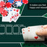 70 35 Inch nuveti x Texas Hold'em Poker Mat Portable Rubber Poker Table Top Water Waterproof, Noise Reduction Poker