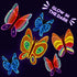 Yrinfay Glow in The Dark Butterfly Painting Kit, Arts and Craft Kit for Kids Age 5-12, Gifts for Boys & Girls